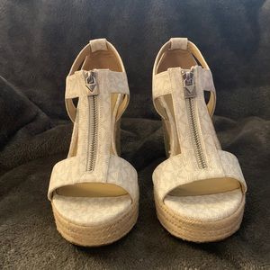 Perfect condition wedged sandal, Michael Kors